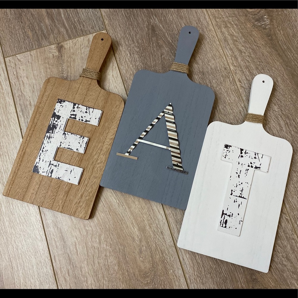 Kitchen Eat Sign, Home Decor